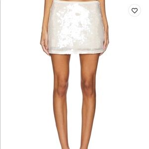 Superdown sequin mini skirt